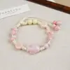 Novas Pulseiras e Joias de Cerâmica Tecidas à Mão Estilo Étnico Estilo Xizang, Acessórios Retrô Artísticos Personalizados, Venda por Atacado de Fabricantes