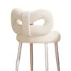Silla de Maquillaje para Habitación de Niñas, Taburete de Tocador Moderno Minimalista, Silla de Manicura de Lujo Ligero de Alta Gama para Celebridades de Internet con Respaldo