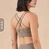 Sujetador Deportivo de Espalda Cruzada a Prueba de Impactos Ropa de Fitness Sujetador Deportivo de Reúne Ropa Deportiva para Fitness Yoga Chaleco Superior