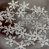 Decorações de Unhas Artísticas com Lantejoulas de Flocos de Neve de Natal, Folhas Ultra-Finas Brilhantes de Fio de Estrela Translúcido Sonhador, Materiais e Acessórios de Unhas Usáveis para DIY