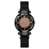 Popular Gipsofila Patrón Romano Cielo Estrellado Perezoso Hierro Magnético Reloj de Mujer Reloj de Mujer Reloj de Cuarzo Fabricante Procesamiento y Personalización