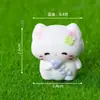 Miniaturas de Gatos Cartoon Fofos Figuras Decoração de Casa de Bonecas DIY Decoração de Casa Painel do Carro Pequenos Enfeites