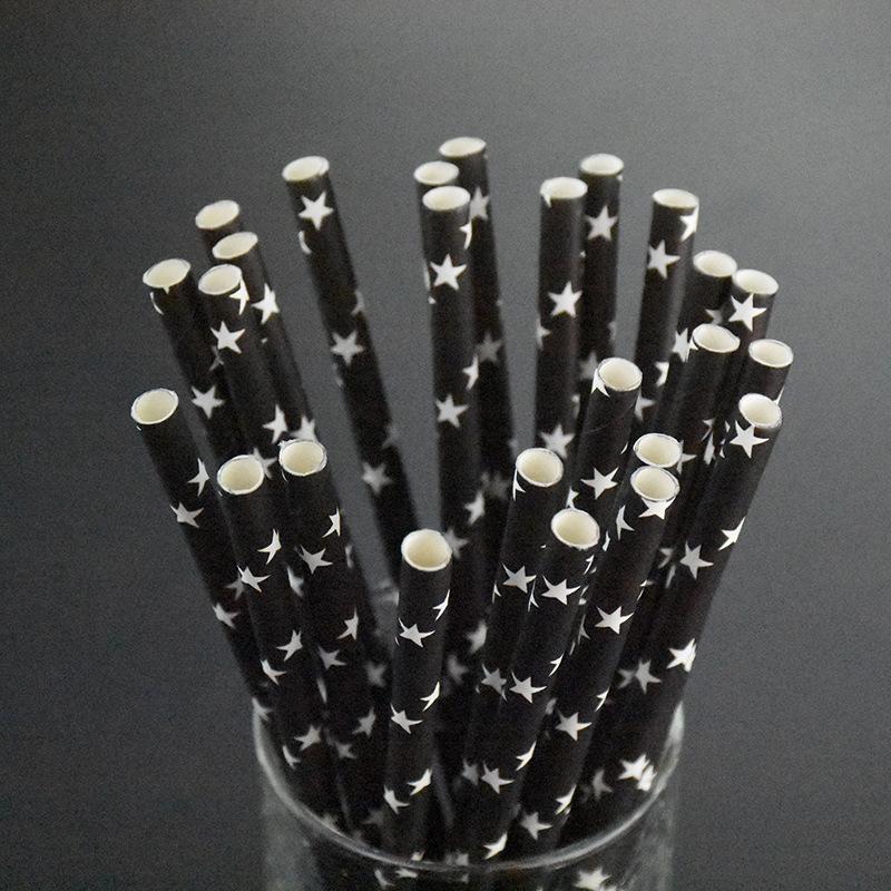 星星款 黑色纸吸管 主图 10
