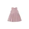 Vestido MDD para Meninas 2026 Primavera/Outono Novo Estilo Estilo Academia Elegante Vestido de Princesa para Bebês e Crianças