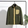 Chamarra unisex de polar en morado, gris oscuro, blanco roto, verde militar, negro y azul marino para invierno y primavera