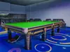Mesa de Bilhar Snooker Estilo Britânico, Bola 8 Estilo Americano, Bola 9, Mesa de Bilhar Sexta Geração, Fabricante de Mesa de Bilhar com Retorno Automático de Pedra de Ardósia