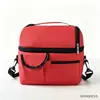 Directamente del fabricante, bolsa de hielo aislada, bolsa para leche para llevar al hombro y a mano, bolsa refrigerada de gran capacidad, bolsa para almuerzo de doble capa de gran capacidad