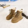 Nuevos Zapatos de Invierno Cálidos para Mujer con Forro de Terciopelo 2025, Impermeables y Antideslizantes, Botas de Nieve del Noreste, Zapatos de Algodón con Suela Gruesa