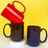 Taza de cerámica de 15 oz capacidad grande taza de cerámica de color exportación de comercio exterior recubrimiento de sublimación taza de agua