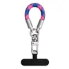 Cordón para Teléfono Móvil Transfronterizo Color Dopamina Llavero de Bolso Cámara Cordón para Dedo Anti-Pérdida Cordón Tejido para Pulgar