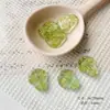 Flor de Cerezo TempranaSentimiento de PrimaveraRosa y VerdeVidrio ChecoHecho a Mano con CuentasPulsera DIYAccesorios de Material para Hacer Pulseras a Mano