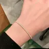 Europeu e Americano Transfronteiriço Mais Vendido Vintage Zircônia Corrente de Tênis Pulseira com Cravejada de Diamante Colar Clássico Tendência Moda Joias Atacado
