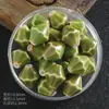 Cuentas Cerámicas de Agujero Recto Coloridas Accesorios Pulsera Accesorios para Ropa Cuentas Sueltas con Forma de Diamante Cadena para Teléfono Móvil Material para Manualidades Cuentas de Porcelana