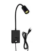 Luminária de Parede para Cabeceira, Luminária Criativa para Leitura, Luminária de Quarto de Hotel com Interruptor, Foco Longo em Tubo Curvo, Simples e Moderna