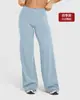 Calça Feminina Patchwork Transfronteiriça de Cintura Alta Levanta Bumbum, Calça Reta de Perna Larga Emagrecedora, Roupa de Yoga, Calça Longa Esportiva Casual Fitness Yoga
