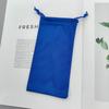 Bolsa de Tecido para Guardar Óculos, Estojo de Cordão de Cor Sólida para Óculos de Sol, Estojo à Prova de Poeira para Óculos no Atacado, Óculos de Armação Portáteis