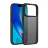 A Nova Capa para Celular Apple 17Promax é Adequada para Apple 17 Tendência Capa Protetora Magnética Armadura Preta com Sensação de Pele Anti-Queda