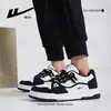 Zapatillas Warrior Spring Nuevas de Suela Gruesa, Zapatos de Pareja, Zapatos Casuales Transpirables de Cuero Versátiles para Hombres y Mujeres, Zapatos de Entrenamiento Alemanes
