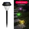 Luz de Gramado Solar LED Externa Controlada por Luz Luz Branca Jardim Villa Decorativa Luz de Chão Formato de Planeta