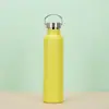Explosiones Transfronterizas Estilo Americano Botella de Boca Grande Acero Inoxidable 304 Termo Portátil Tapa Portátil para Exteriores Montañismo Botella Deportiva