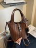 Cesta de Verduras Cubo Bolso Pequeño de Mano para Mujer 2025 Otoño Nuevo Estilo, Bolso Cruzado de Hombro Elegante y con Estilo para el Trabajo