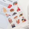 Pegatinas de Pegamento de Cristal Transparente Personalizadas Dibujos Animados Periféricos Estéreo 3D Impermeables Populares Pegatinas de Gelatina Personalizadas