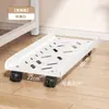 Suporte de Gabinete de Computador de Mesa Móvel com Rodas Universal para Escritório Casa Bandeja de Chassi Rack de Armazenamento