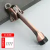 Liga de Zinco porta móvel topo novo ferradura em forma de pé americano porta topo batente borracha anti-colisão pé porta batente