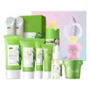 Set de Cuidado de la Piel Combinado Serie Té Verde Laikoufenyi Transfronterizo Hidratante y Humectante Set de Cosméticos Fda