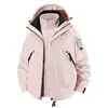 Chaqueta Exterior Estilo Montaña para Mujer, Conjunto Desmontable de Dos Piezas Tres en Uno a Prueba de Viento e Impermeable, Chaqueta de Montañismo Pequeña y Compacta