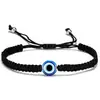 Pulseira Europeia e Americana de Corda Vermelha Tecida à Mão Olho da Palma Olho Gordo Pulseira de Casal Pulseira de Amizade Joia