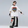Trajes de actuación de street dance para niños, estilo hip-hop, ropa urbana de moda para niños y niñas, ropa elegante para actuaciones en el escenario