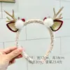 Novo Acessório de Cabelo de Natal Faixa de Cabelo Mori Alce Faixa de Cabelo Grampo de Cabelo Faixa de Cabelo de Natal Presente Cocar Chifre Vermelho