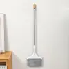 Mopa Perezosa de Acero Inoxidable Extensible Estilo Japonés Paño de Limpieza Absorbente Multiusos de Doble Cara Removedor de Manchas Mopa Escoba