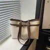 Bolsas Femininas Transfronteiriças 2026 Novo Estilo Coreano Bolsa Tote de Grande Capacidade Casual Retrô Moda Bolsa de Mão para o Trabalho Bolsa de Ombro