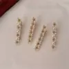 Elegante y Lujoso Pasador de Flor con Perlas y Pedrería para Niñas, Exquisito Pasador para el Lado y el Flequillo, Accesorio para el Cabello de Pinza de Pato