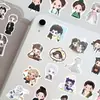 162 peças de adesivos versão Q da série "Big Dream Returns", com Wen Xiao, Chen Duling e Hou Minghao, adequados para capas de celular e iPad, à prova d'água