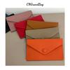 Mini monedero de piel de vaca de primera capa japonés y coreano para hombre y mujer con múltiples ranuras para tarjetas, tarjetero tipo sobre delgado, bolso de identificación moderno y simple