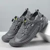 Sandálias de Tamanho Grande Transfronteiriças para Homens, Sapatos Masculinos Fechados Resistentes ao Desgaste para Uso Externo no Verão, Sapatos Aquáticos Respiráveis, Calçados Casuais Slip-On