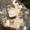 50 Adesivos Fofos de Cachorro Golden Retriever Adesivos de Cachorro Pet Curativos Decoração DIY para Mala Laptop