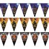 Halloween Decorações Abóbora Caveira Ghost Triangle Halloween Paper Party Banner Bunting Atacado