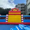 Trampolín inflable de payaso de PVC hermético engrosado, equipado con ventiladores duales, diseño estable, adecuado para alquiler en casas de huéspedes y campamentos