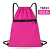 Mochila con Cordón con Logo Personalizado, Mochila Deportiva Unisex para Fitness, Bolsa Ligera de Baloncesto con Cremallera, Bolsita Portátil