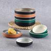 Kaibaiya plato pequeño de melamina imitación porcelana plato pequeño redondo estilo coreano plato para aperitivos condimentos salsa de soya vinagre comercial