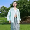 2026 Ropa Nueva de Protección Solar para Hombre Verano Marca de Moda Serie de Colores Macarrón Tejida con Capucha para Pareja Piel