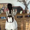 Mochila Infantil Orelhas de Coelho de Pelúcia, Fofa e Divertida Bolsa Escolar para Jardim de Infância e Bebês, Mochila Leve para Passeios para Meninos e Meninas
