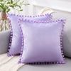 Almofada Decorativa Veludo Holandês Formato de Bola Nordic Light Luxury Sala de Estar Capa de Almofada para Sofá Almofada Lombar Cabeceira de Cama 45X45cm
