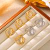 Anillo de Diamantes de Moda Europea y Americana para Mujer Ins Trendy Lujo Ligero Nicho Diseño Sensacional Exquisito Anillo Abierto Anillo de Dedo Decorativo