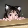 Diadema de Orejas de Gato Sonda Gatito Orejas de Gato Cos Peluche Accesorios para el Cabello Pasador Lindo Diadema Lolitakc Accesorios para el Cabello
