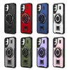 Funda de teléfono con soporte 360 para Samsung S25Ultra A55 con anillo de silicona integrado S24 Funda de teléfono magnética anticaídas